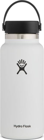 Hydroflask 32 oz Wide Mouth With Flex Cap 2.0-White