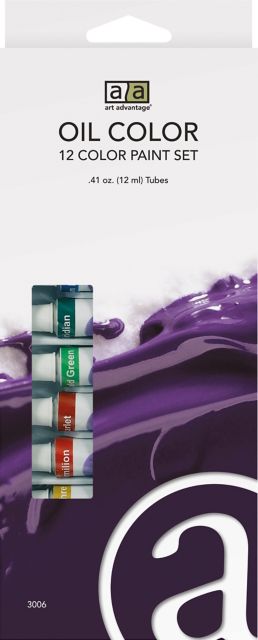 Art Advantage 12-milliliter Oil Paint 12-Color Set